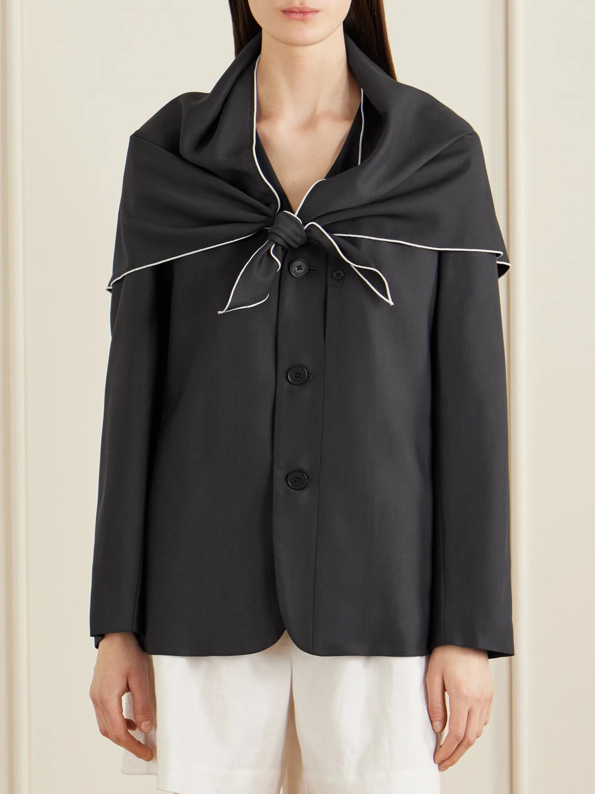 KALLMEYER Jamie Tie-detailed Cady Blazer