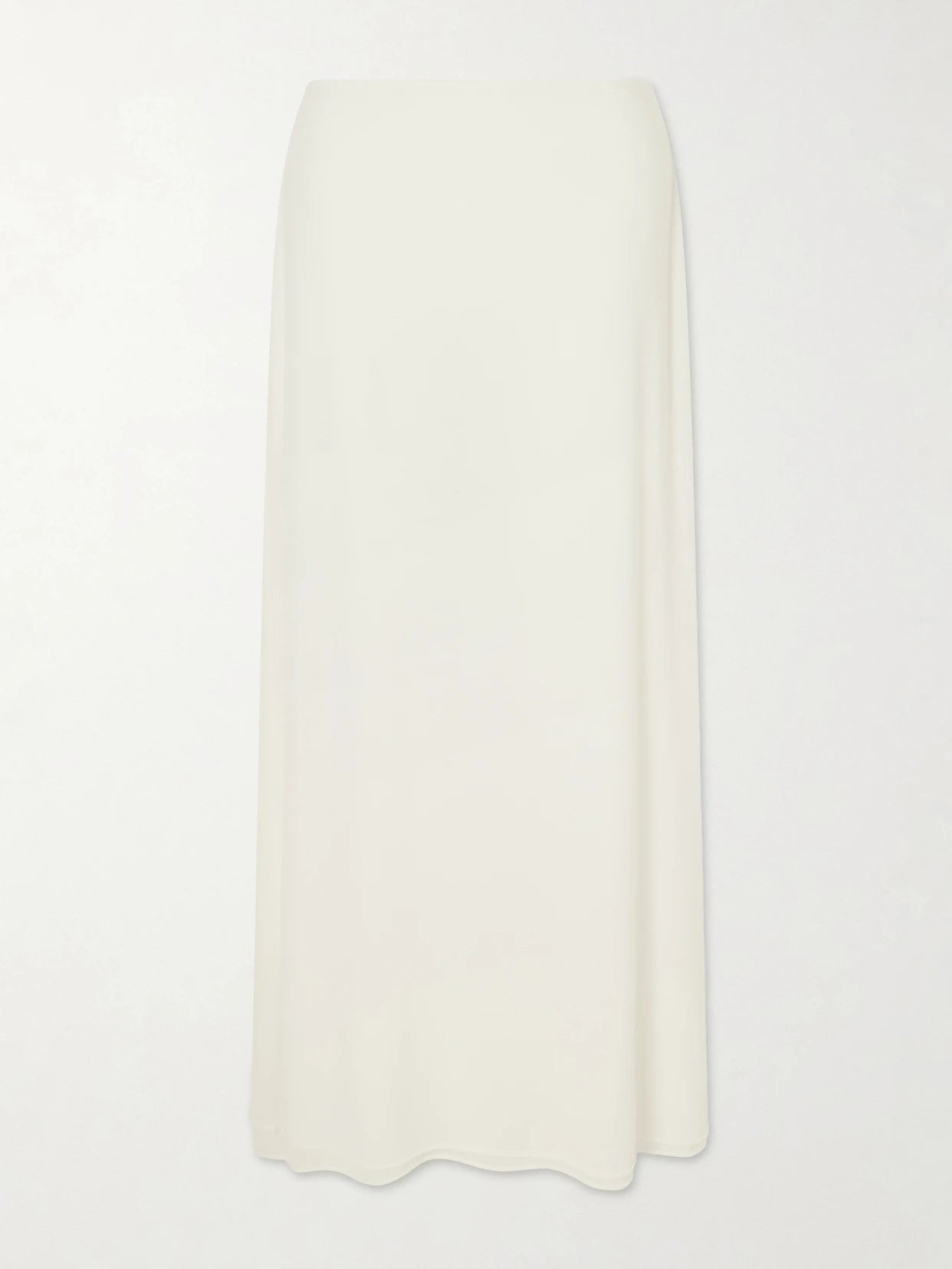 Stretch Tencel, Silk And Cashmere-blend Maxi Skirt