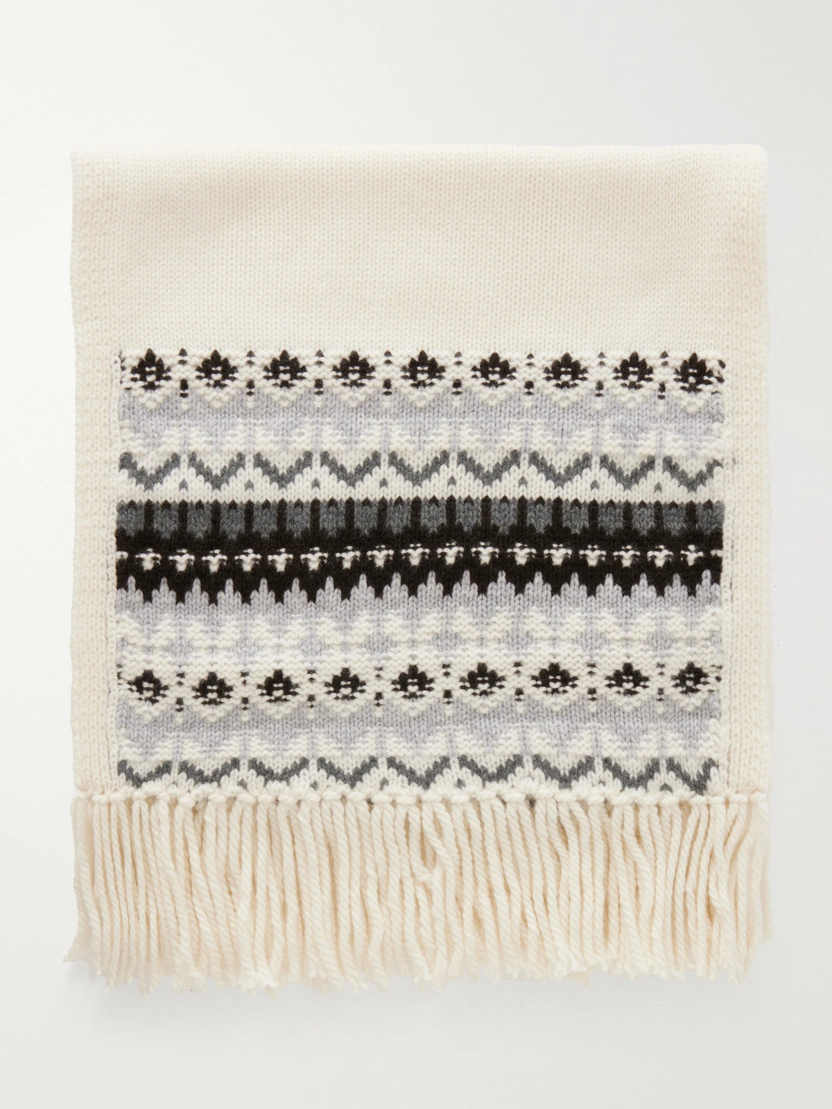 Arch4 Frostine Fringed Cashmere Scarf
