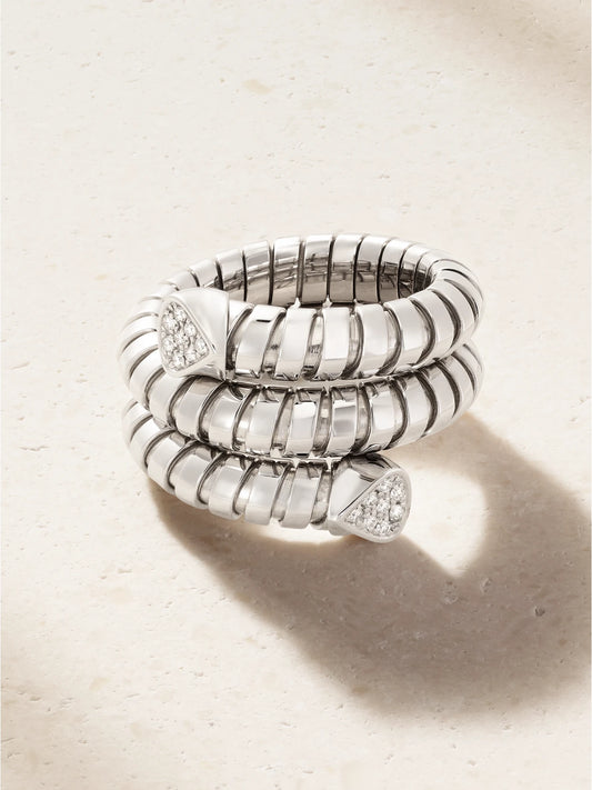 Trisola 18-karat White Gold Diamond Ring