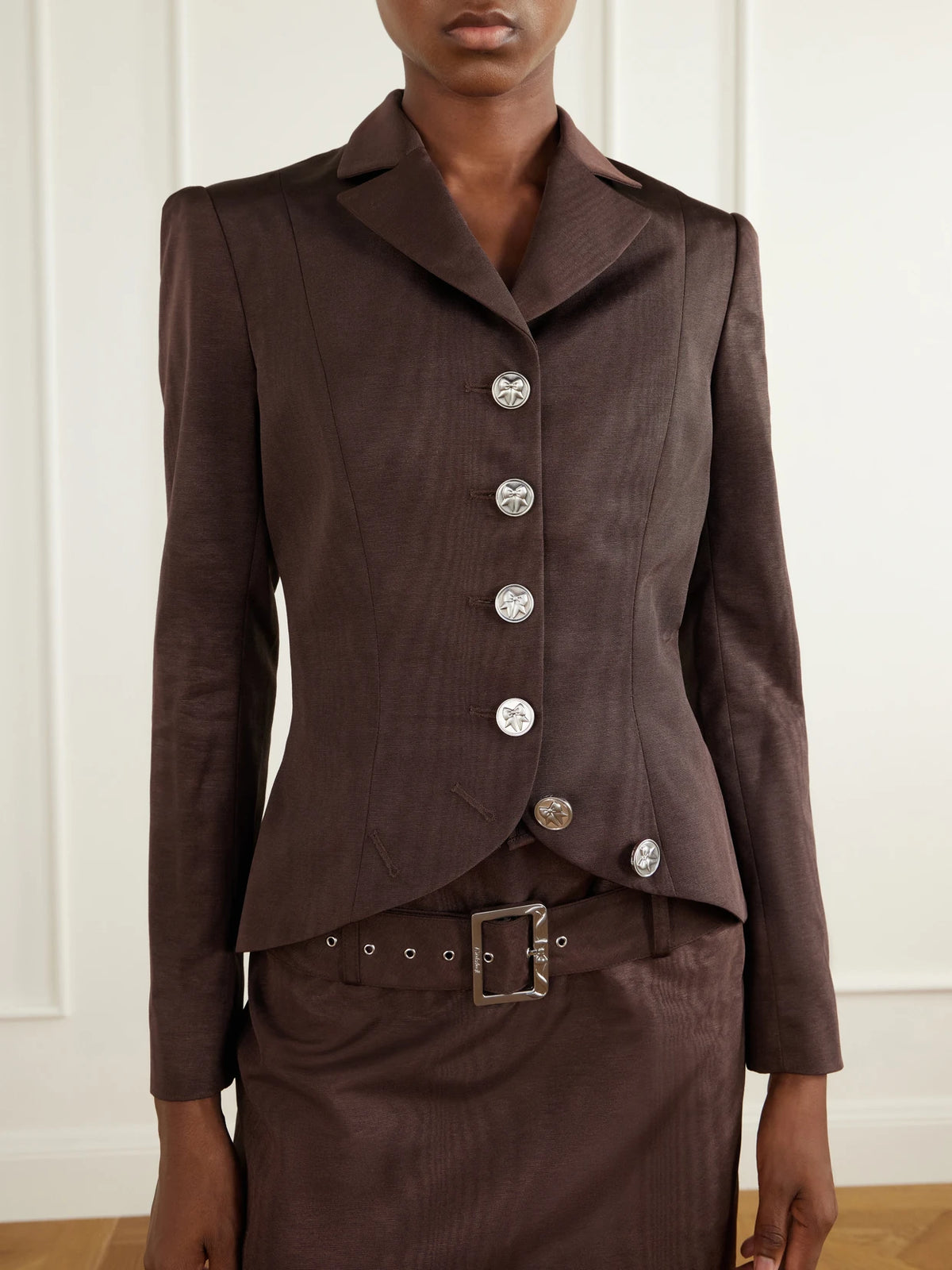 Wiederhoeft Twill Embellished Blazer