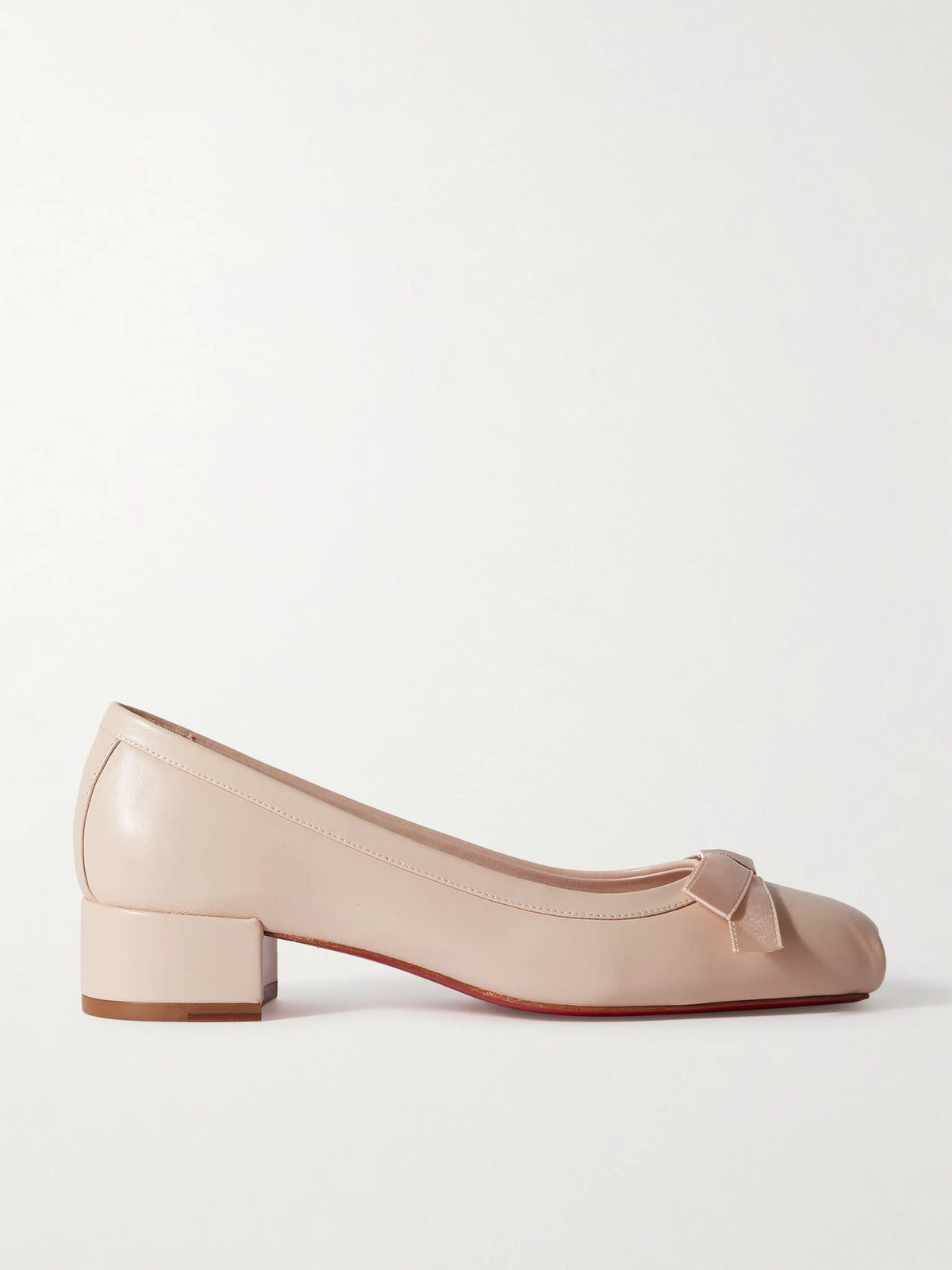 Mamaflirt 30 Bow-embellished Leather Ballet Pumps