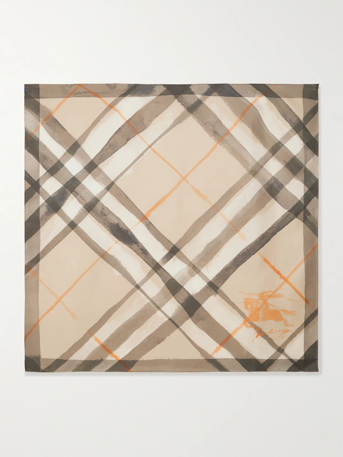 Burberry Printed Silk-twill Scarf