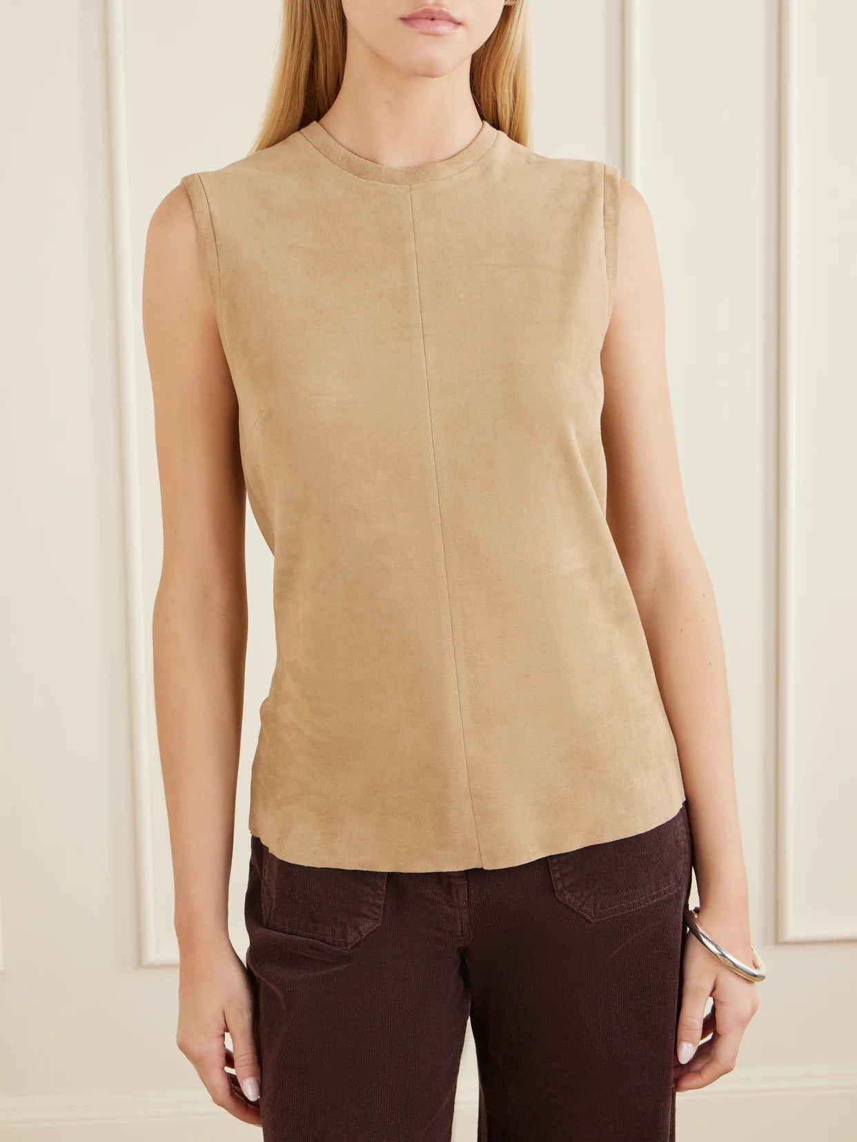 Miuccia Suede Tank