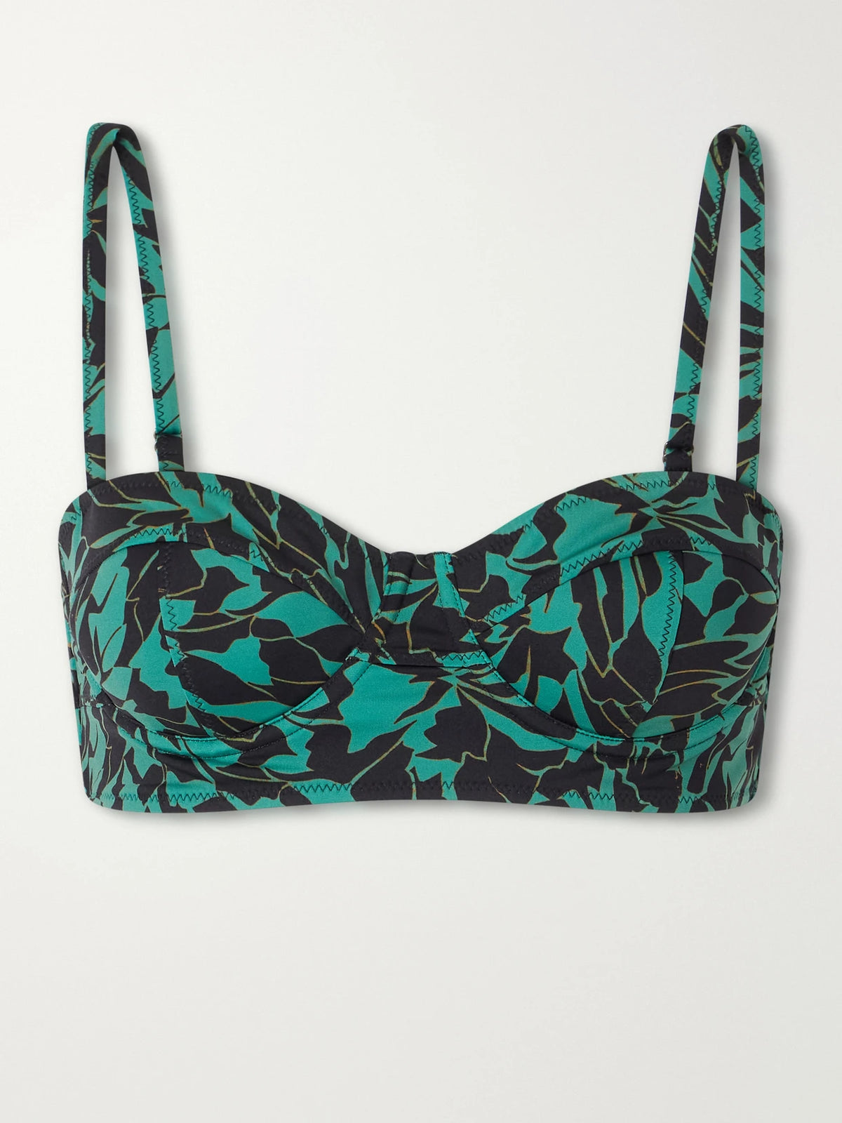 Ulla Johnson Zahara Floral-print Bikini Top