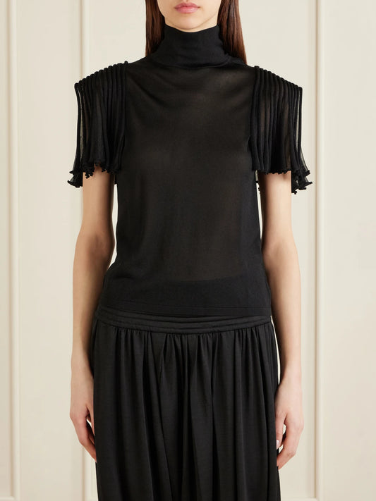 Cropped Jersey Top