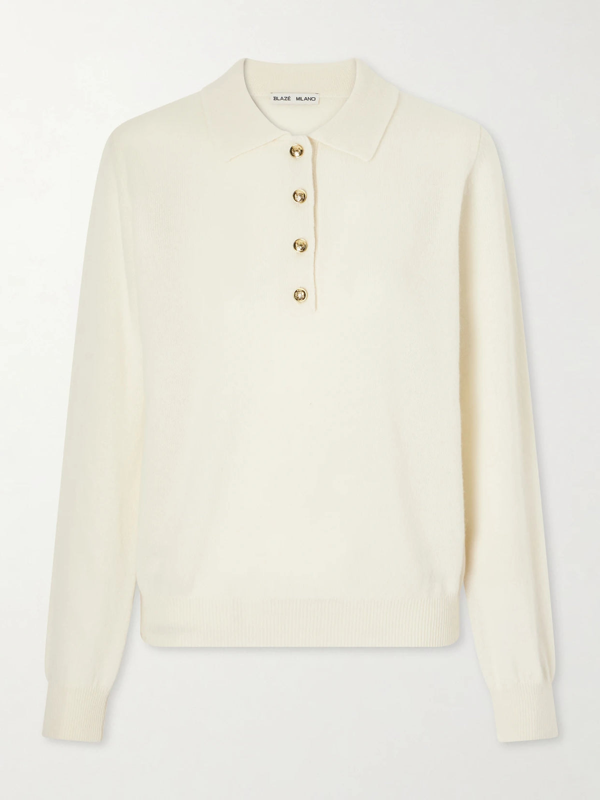 Highland Wool And Cashmere-blend Polo Sweater