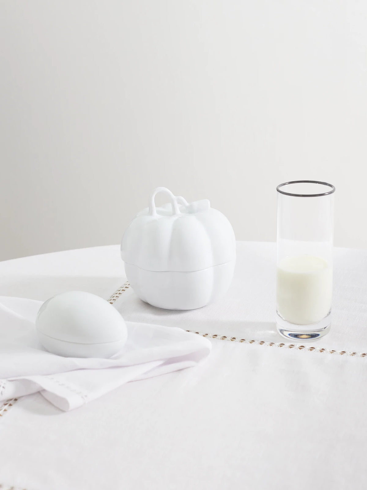 Image of Tableware. Product name - Pumpkin Porcelain Tureen in White colour by brand - Gohar World