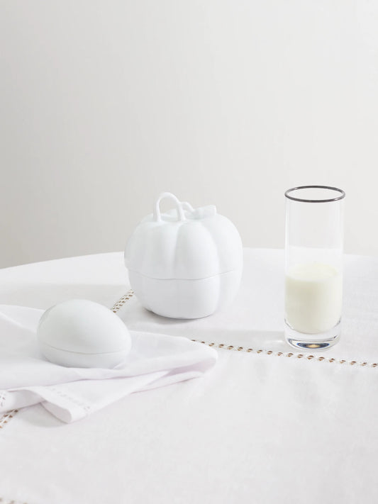 Image of Tableware. Product name - Pumpkin Porcelain Tureen in White colour by brand - Gohar World