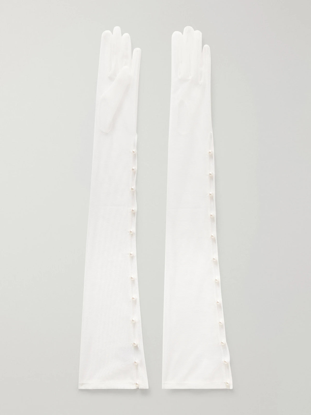Vivienne Westwood Peekaboo Embellished Tulle Gloves