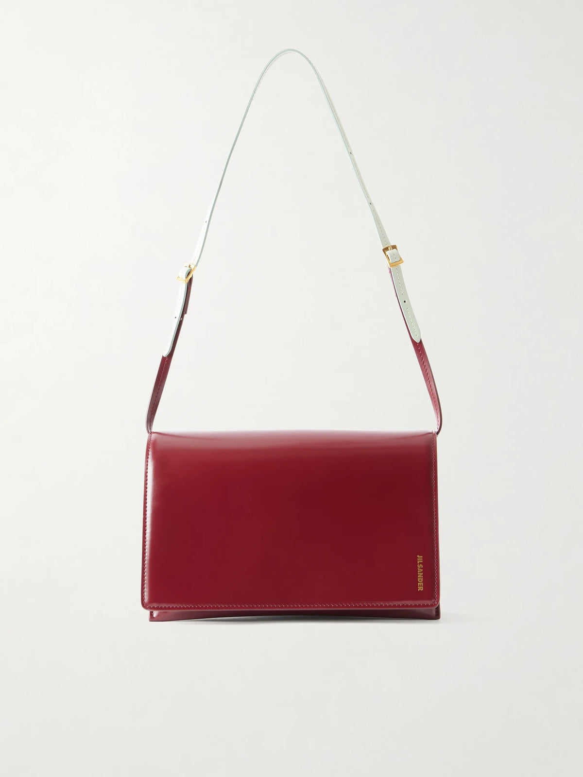Jil Sander File Small Leather Shoulder Bag