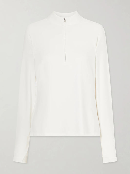 Amren Stretch Jersey Half-zip Top