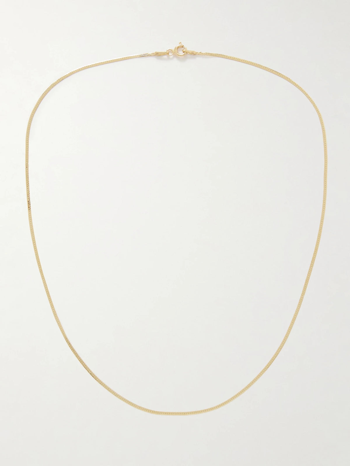 Demi Herringbone Gold Necklace