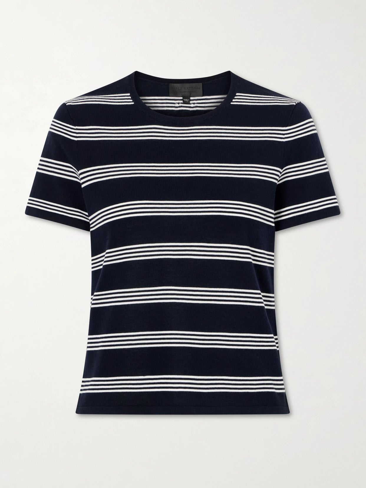 Lansie Striped Cotton-jersey T-shirt