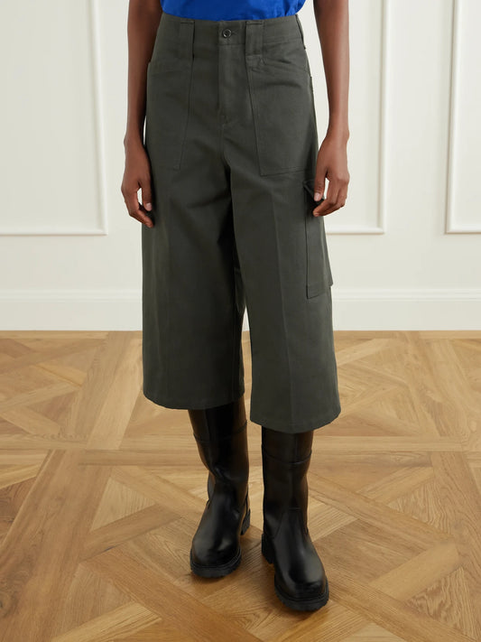 RIER Garment-dyed Cotton-twill Shorts