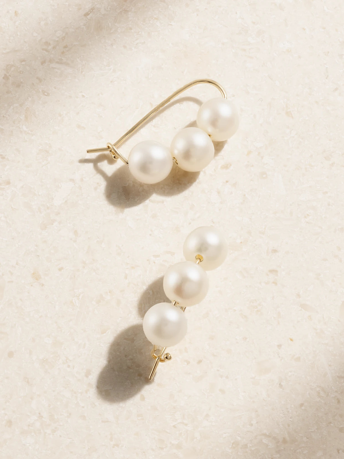 14-karat Gold Pearl Earrings