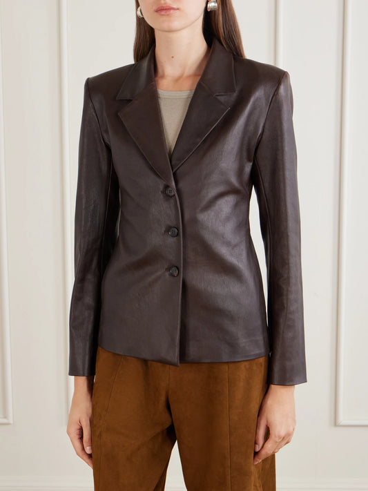 STOULS Helly Leather Blazer