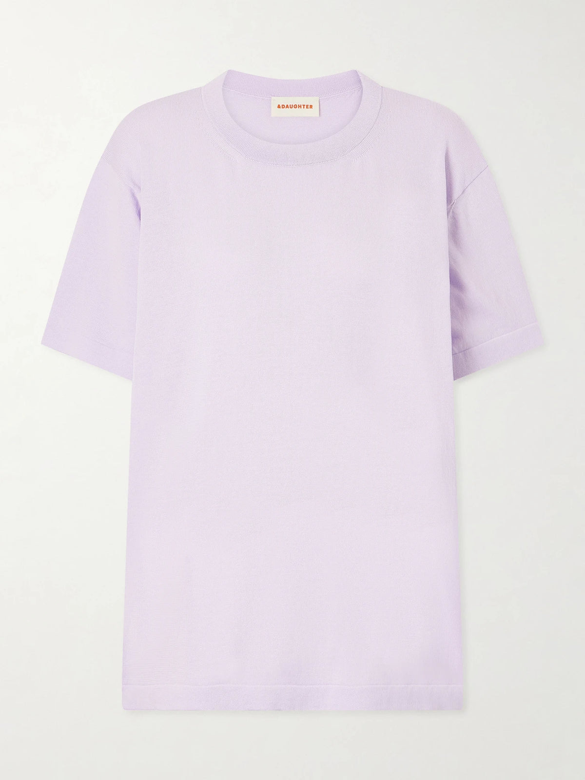 &Daughter T-knit Ribbed-knit Cotton T-shirt