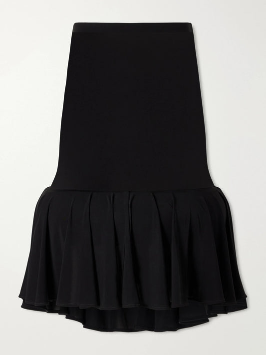 Jean Paul Gaultier Sculptural Gathered Knee-length Skirt
