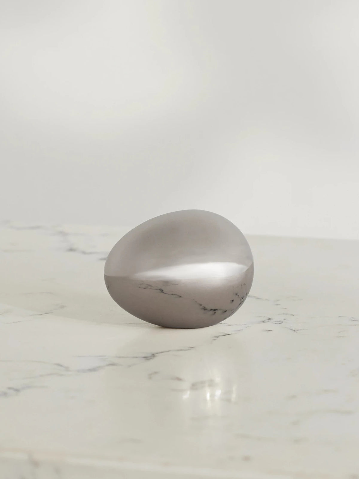 Egg Steel Paperweight
