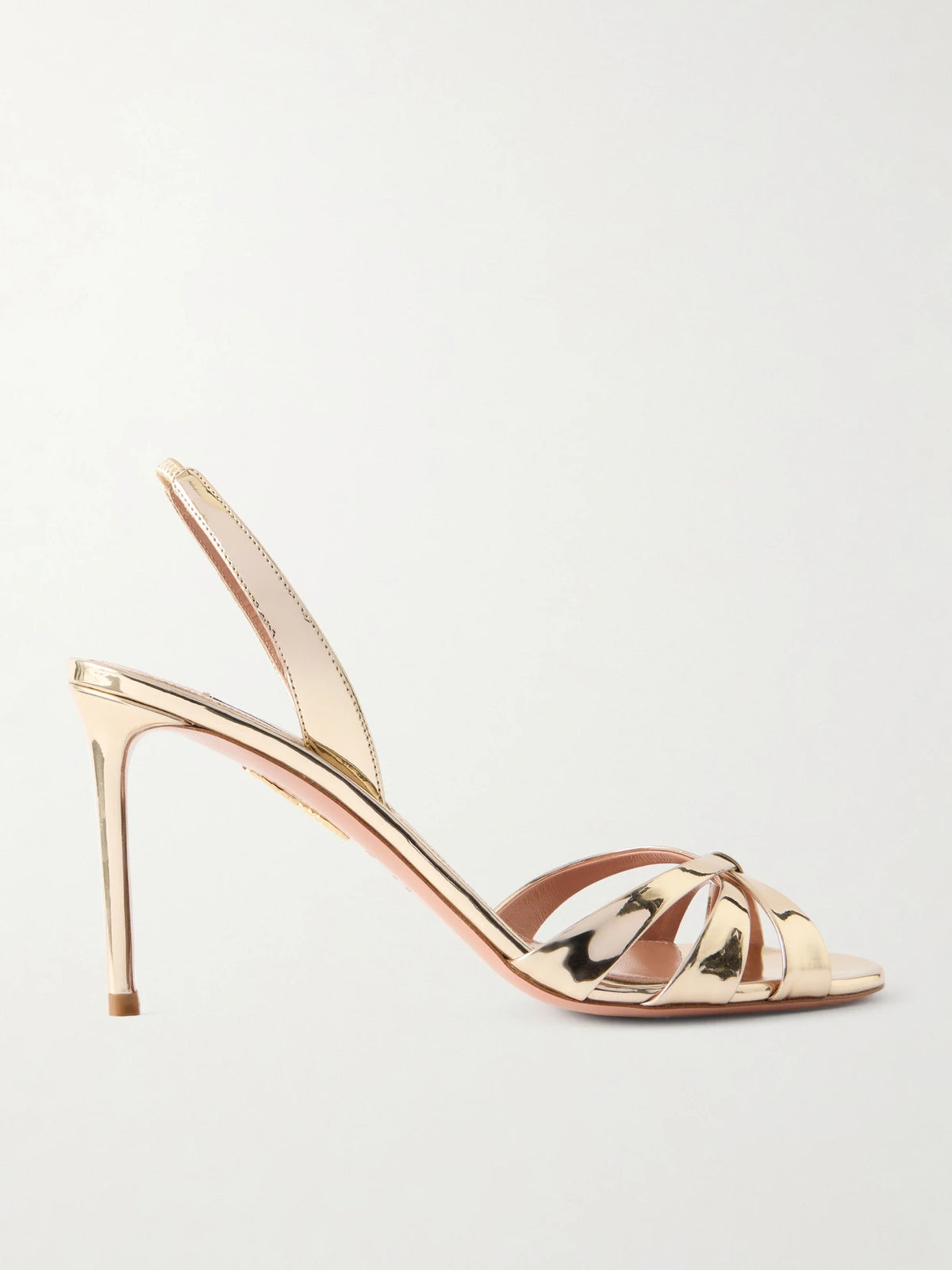 Tati 85 Metallic Leather Sandals