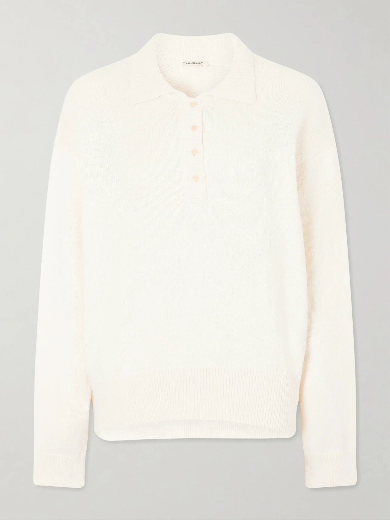Chessy Cotton And Wool-blend Polo Sweater
