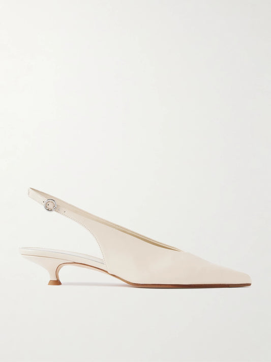 Aeyde Camila Leather Slingback Pumps