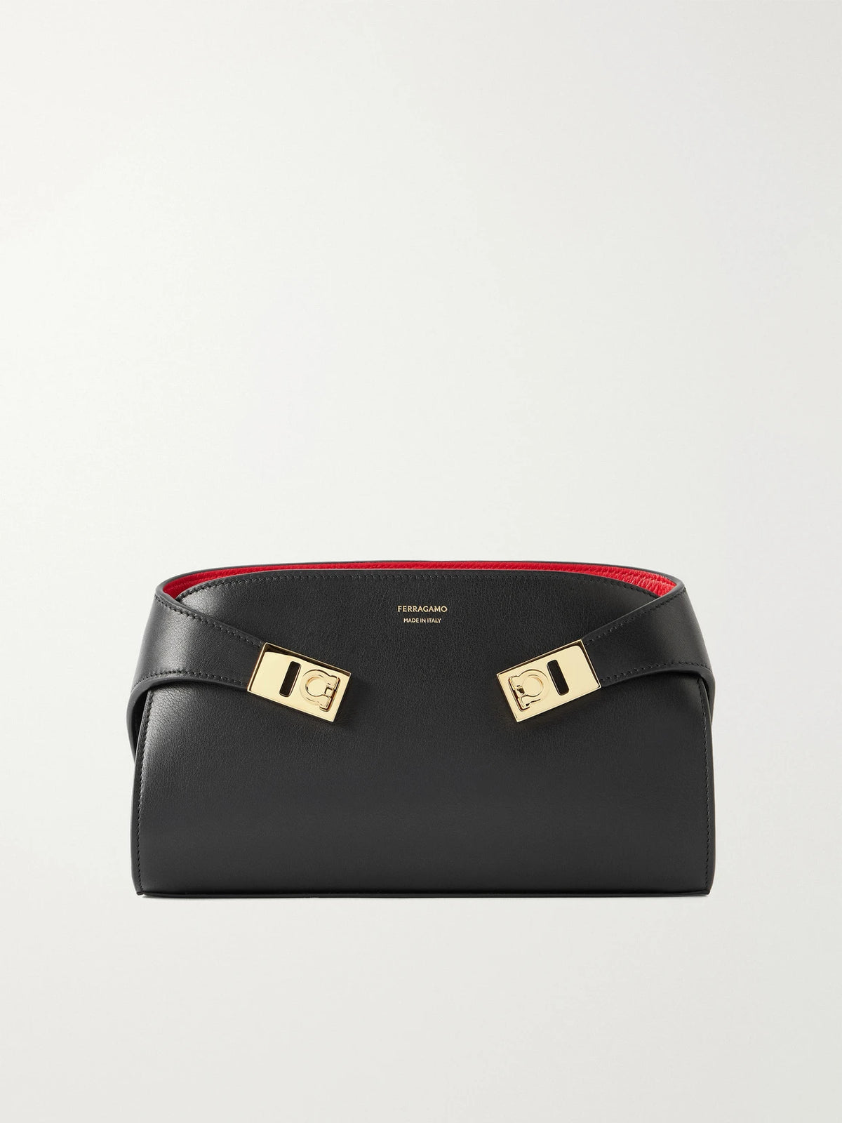 Hug Embellished Textured-leather Shoulder Bag