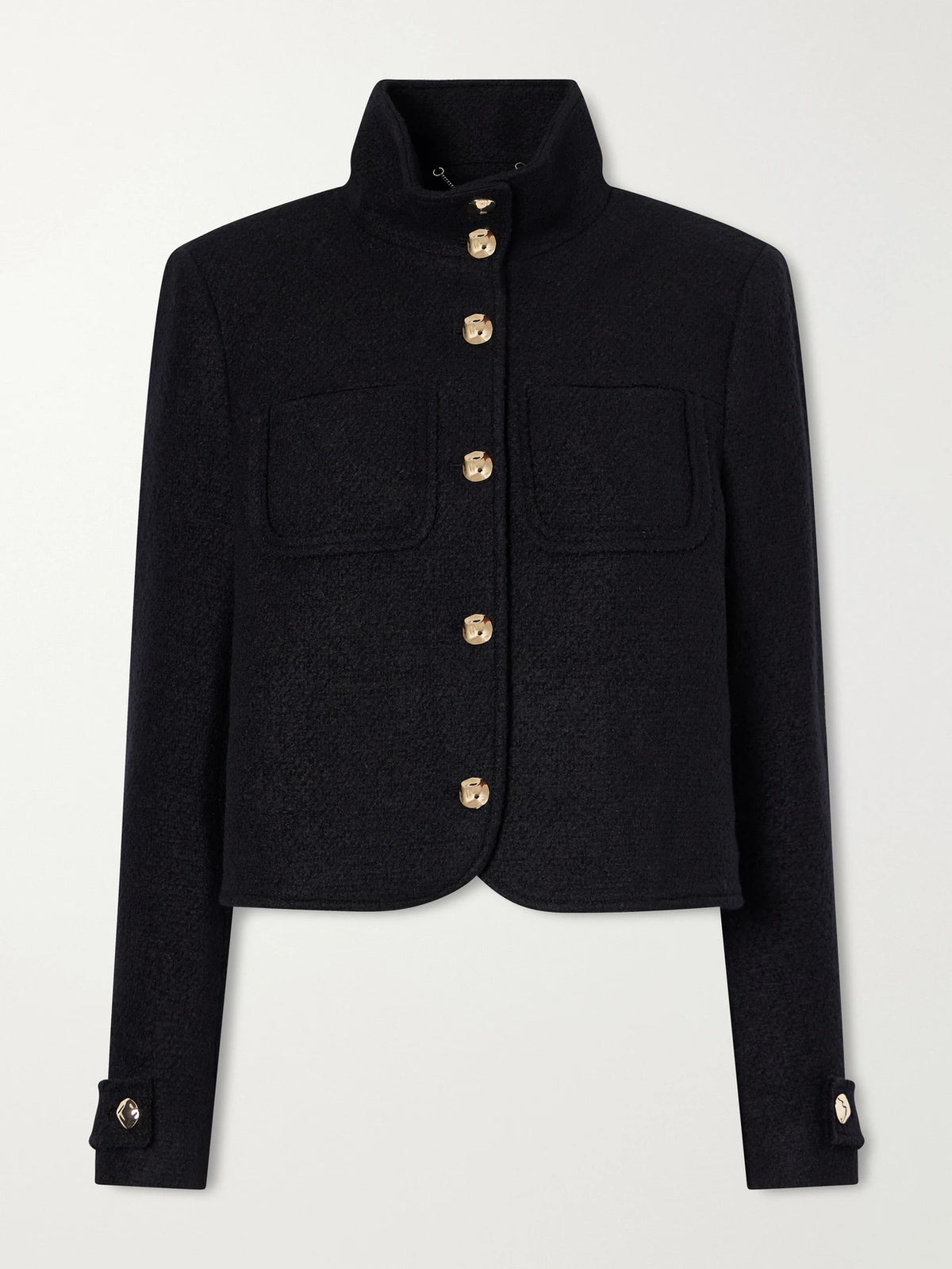 SIMKHAI Wilcox Cropped Wool-blend Bouclé Jacket