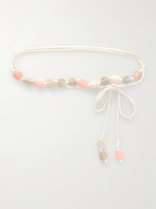 Pam Bead-embellished Cord Belt