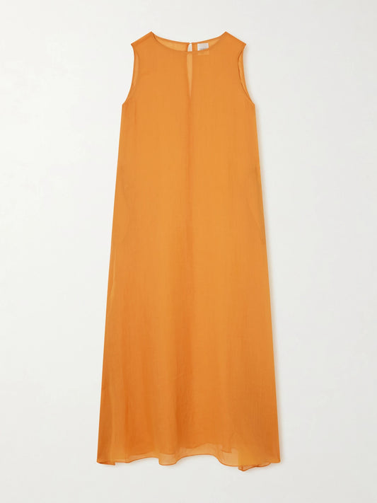 Niko Ramie-gauze Maxi Dress
