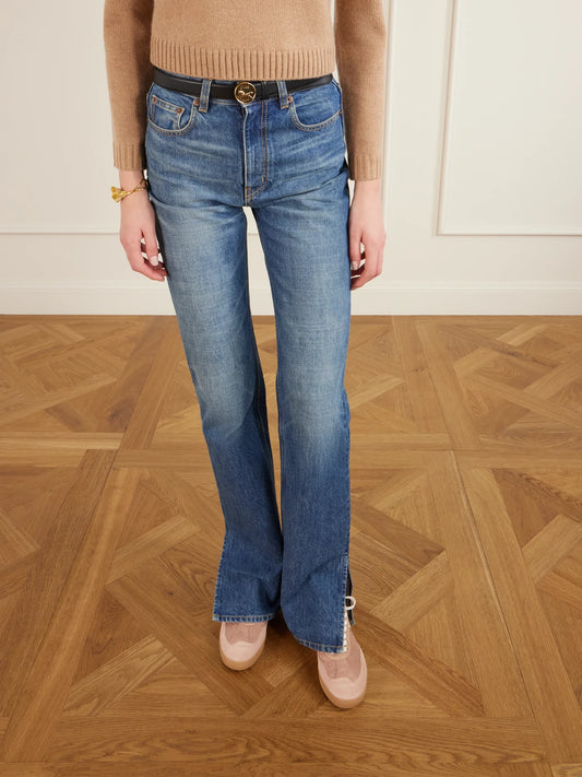 Kick Paneled Leather-trimmed Suede Sneakers