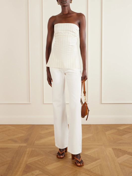Image of Heels. Product name - Leather 70 Heel Thong Sandals in Tan colour by brand - Gianvito Rossi