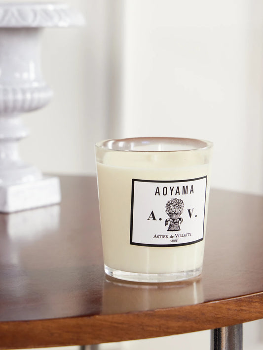 Image of Perfumes & Colognes. Product name - Aoyama Scented Candle, 260g in White colour by brand - Astier De Villatte
