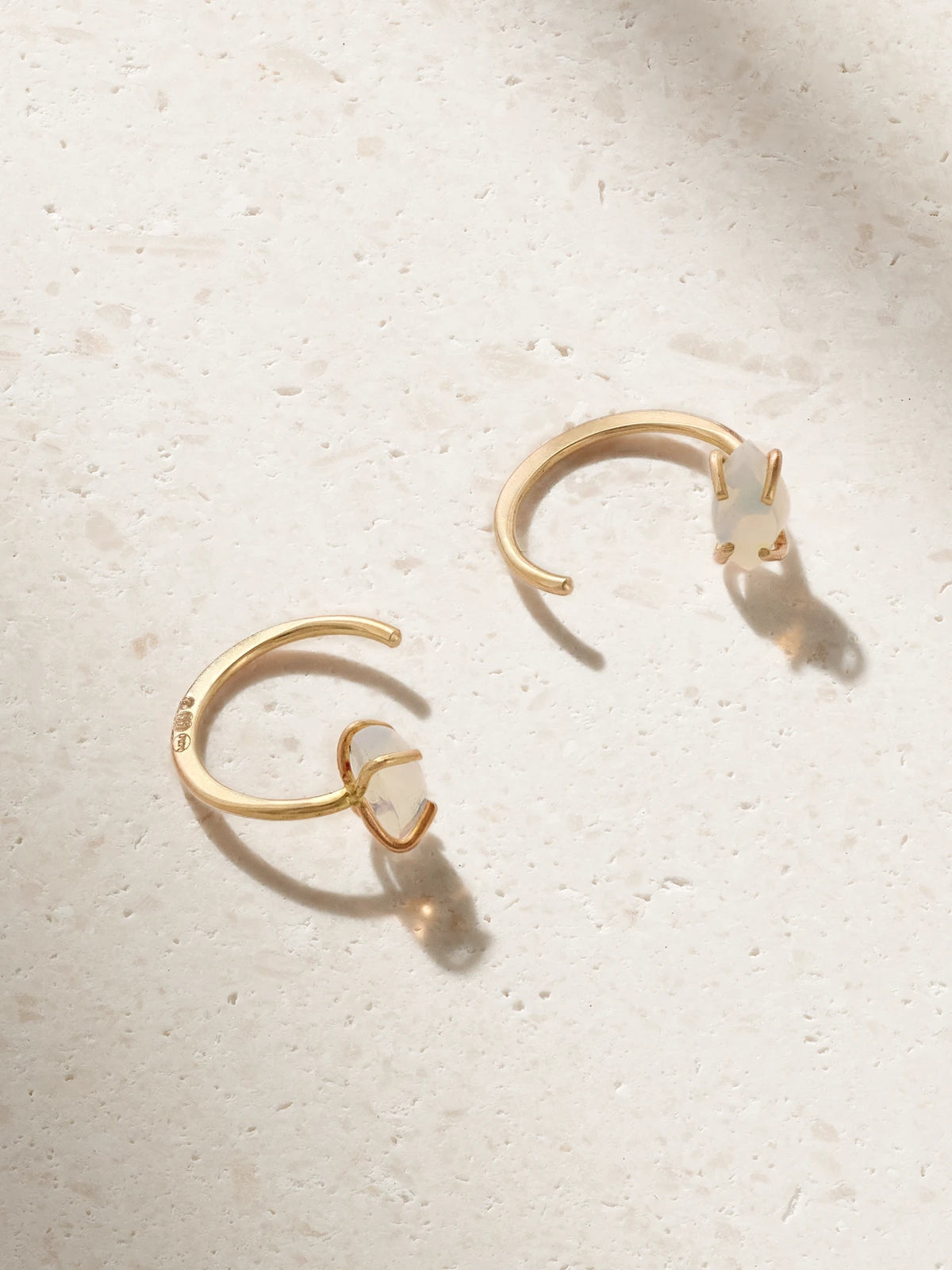 14-karat Gold Opal Earrings