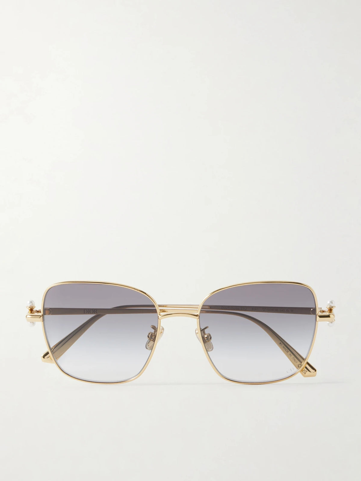 Diortribales S1u Square-frame Gold-tone Sunglasses
