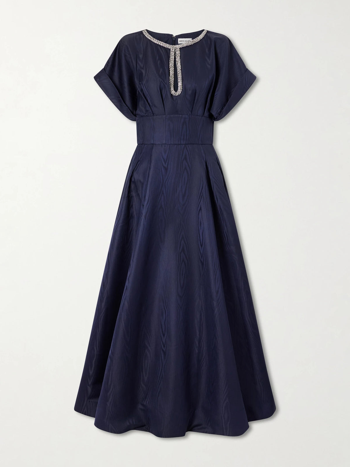 Rebecca Vallance Embellished Moire Gown