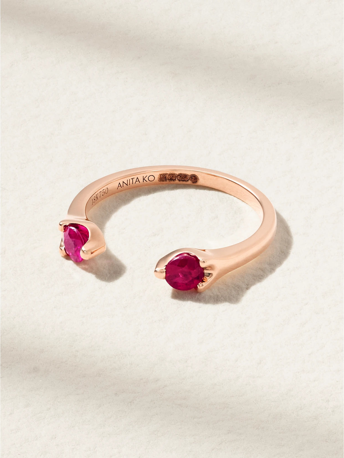 18-karat Rose Gold Ruby Ring