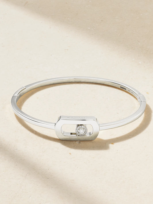 So Move 18-karat White Gold Diamond Bracelet