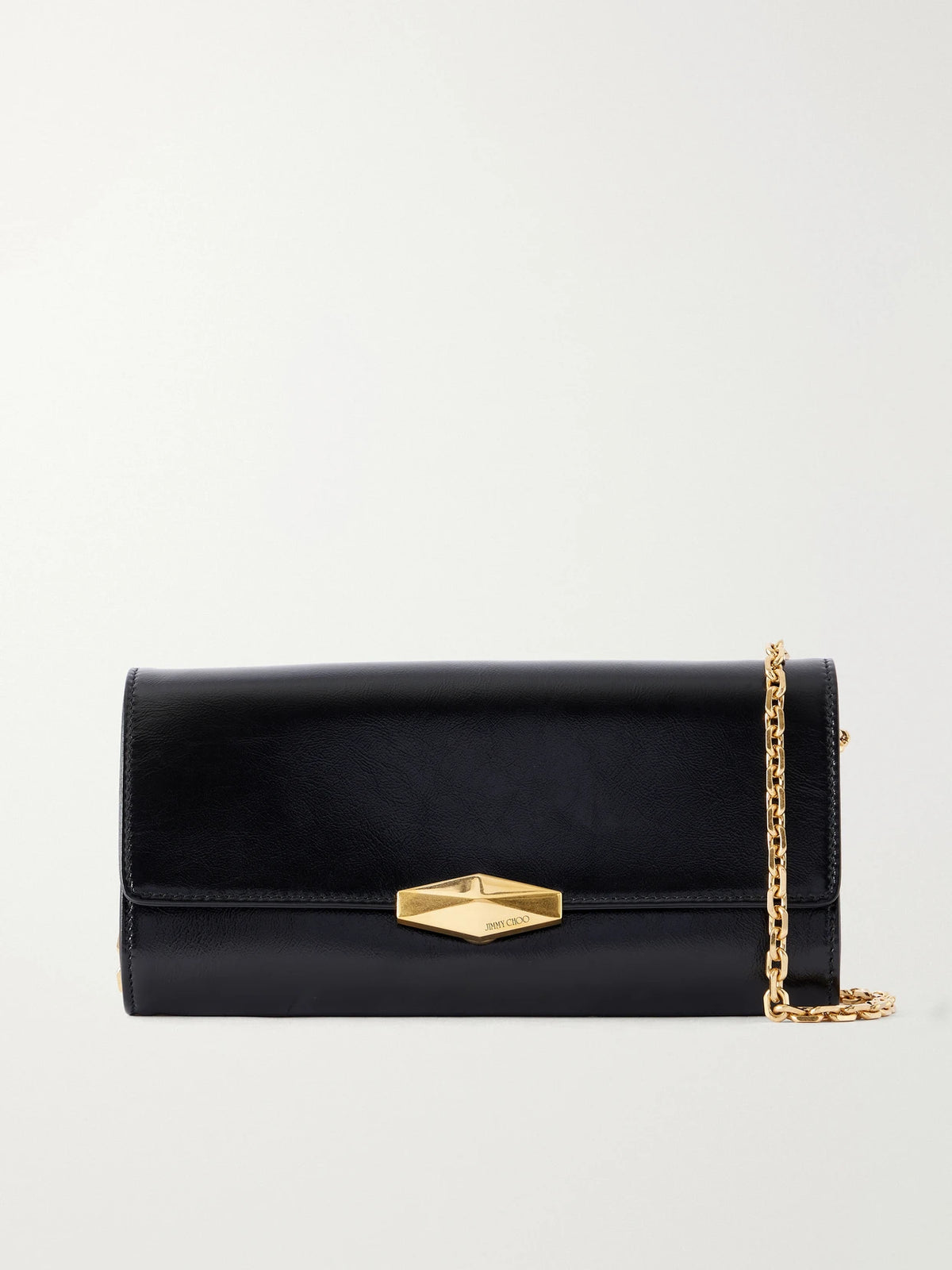 Jimmy Choo Cinch Leather Clutch