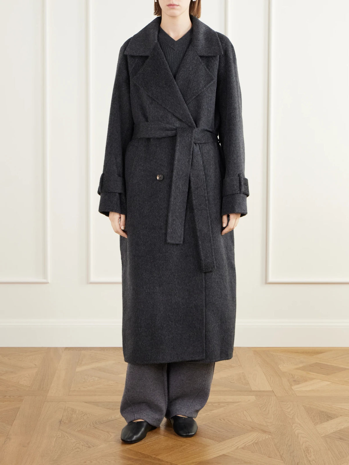 LISA YANG Double-faced Wool And Alpaca-blend Coat