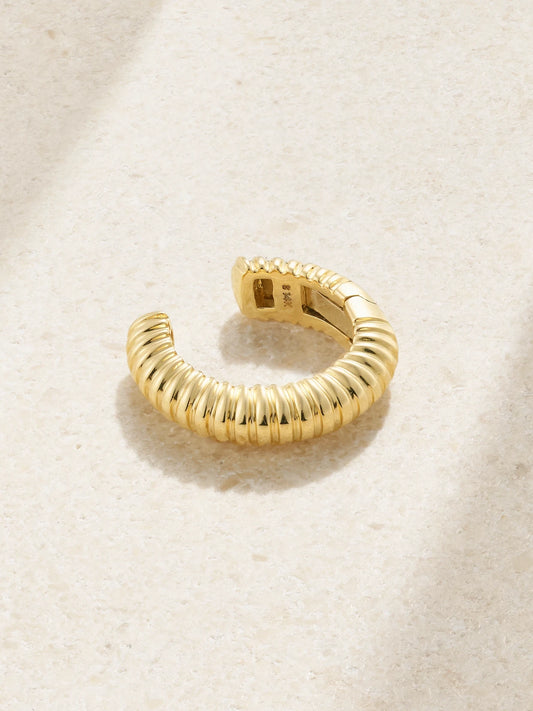 Demi 14-karat Gold Ear Cuff
