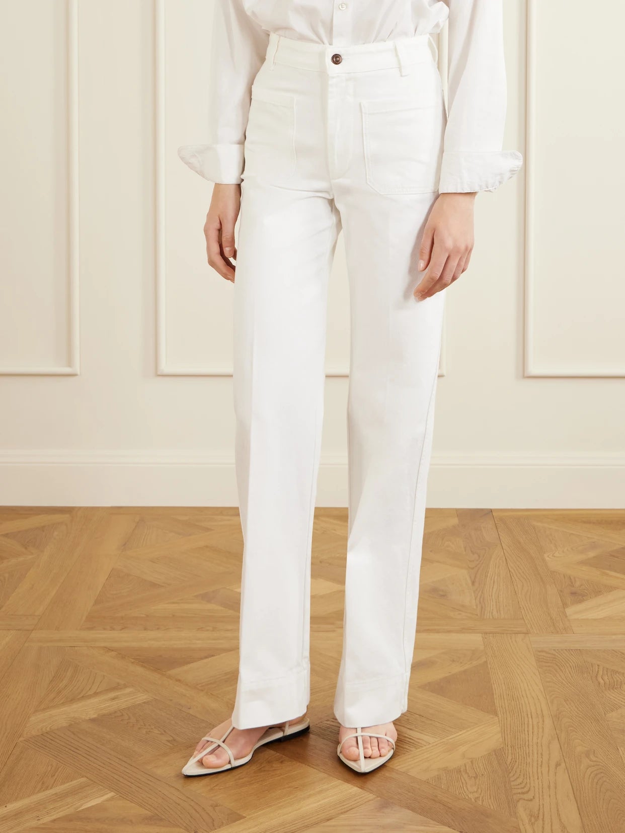 Alina High-rise Wide-leg Jeans