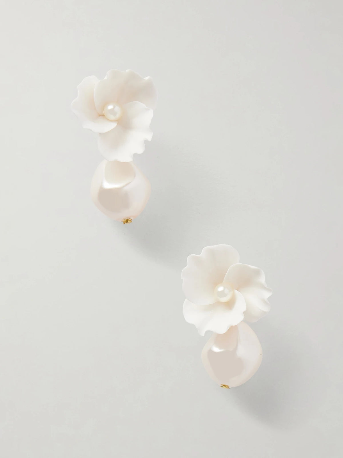 Clarabel Gold-tone Pearl Earrings