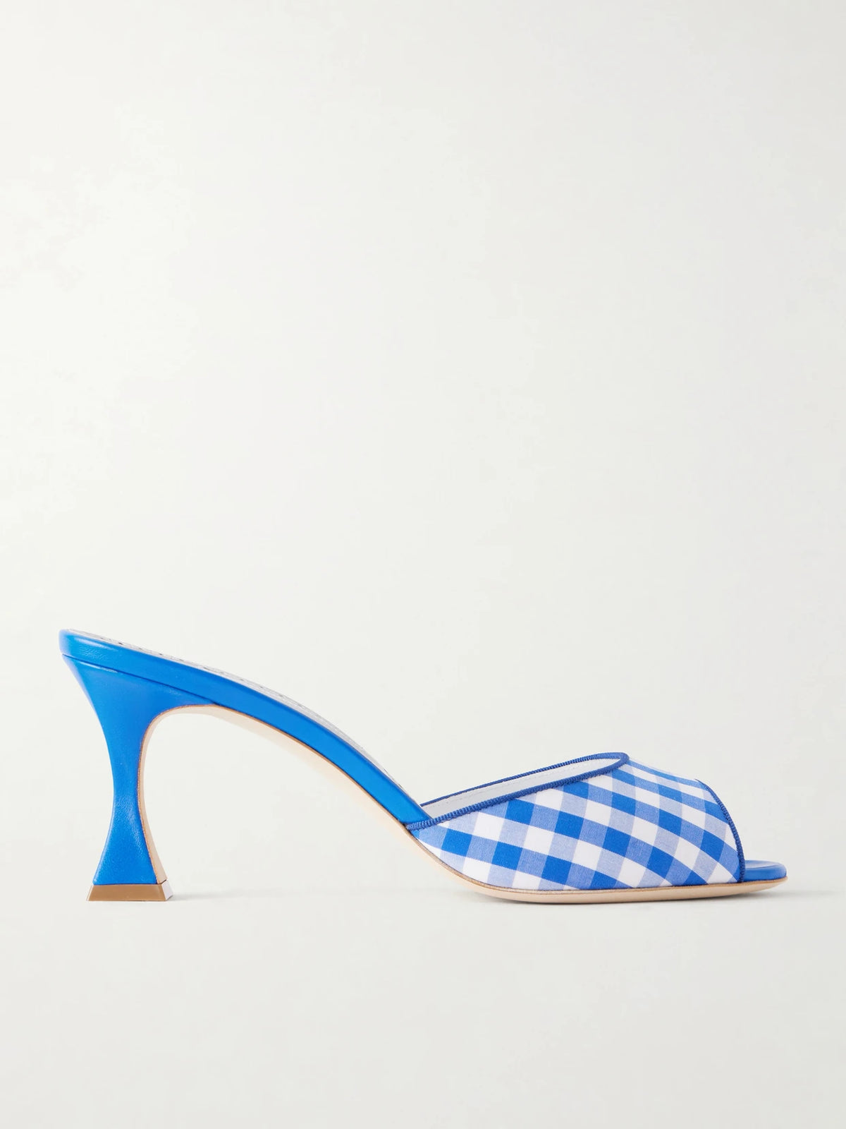 Jadara 70 Checked Woven Mules