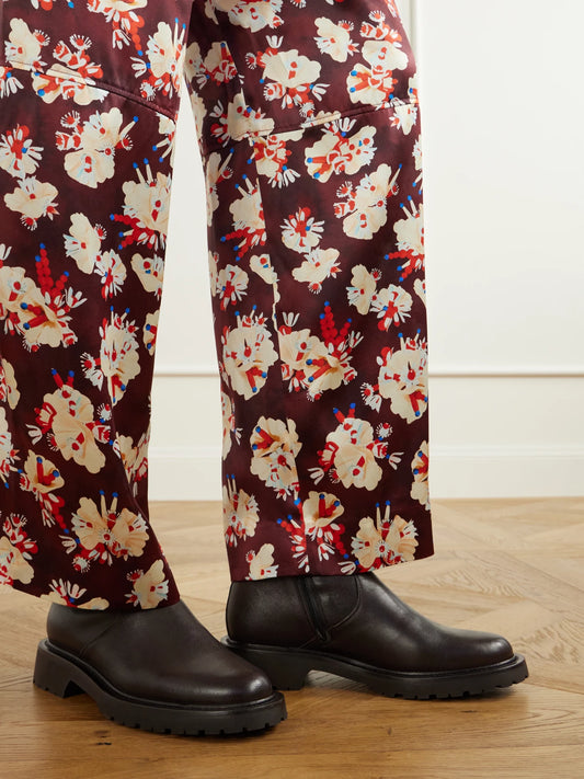 LEGRES 61 Washed Leather Ankle Boots