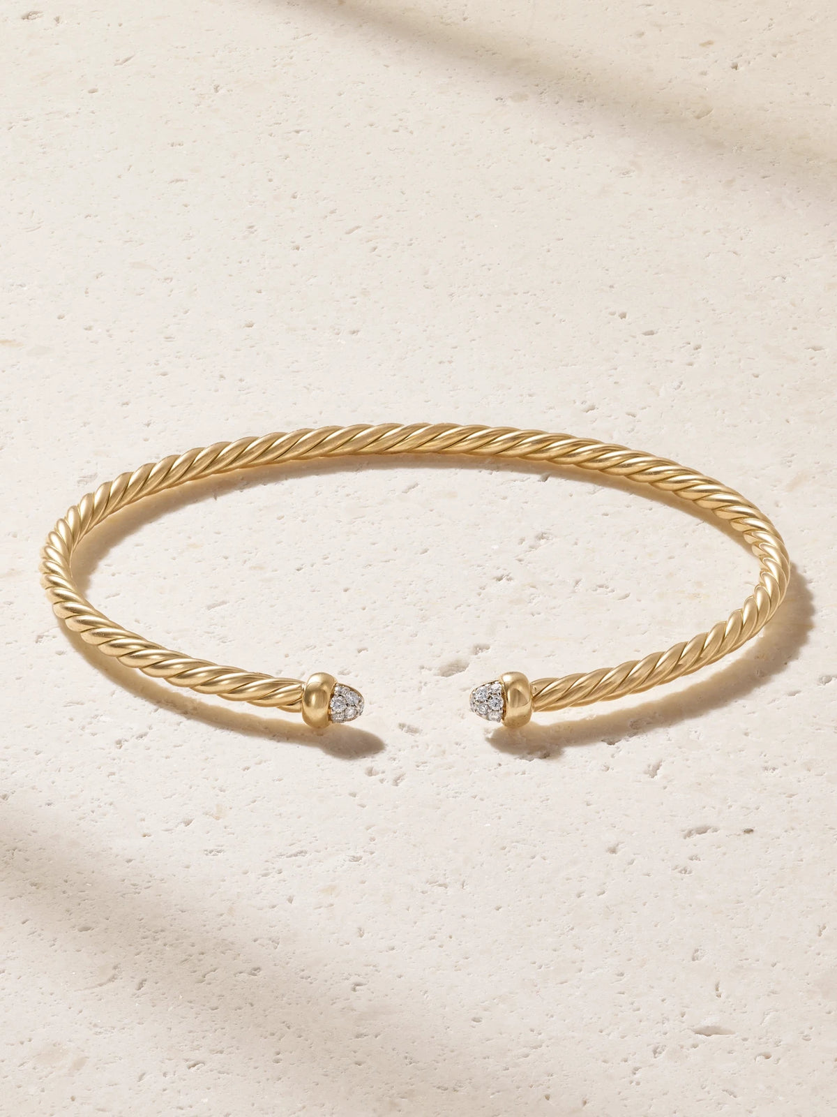 Cablespira 18-karat Gold Diamond Bracelet