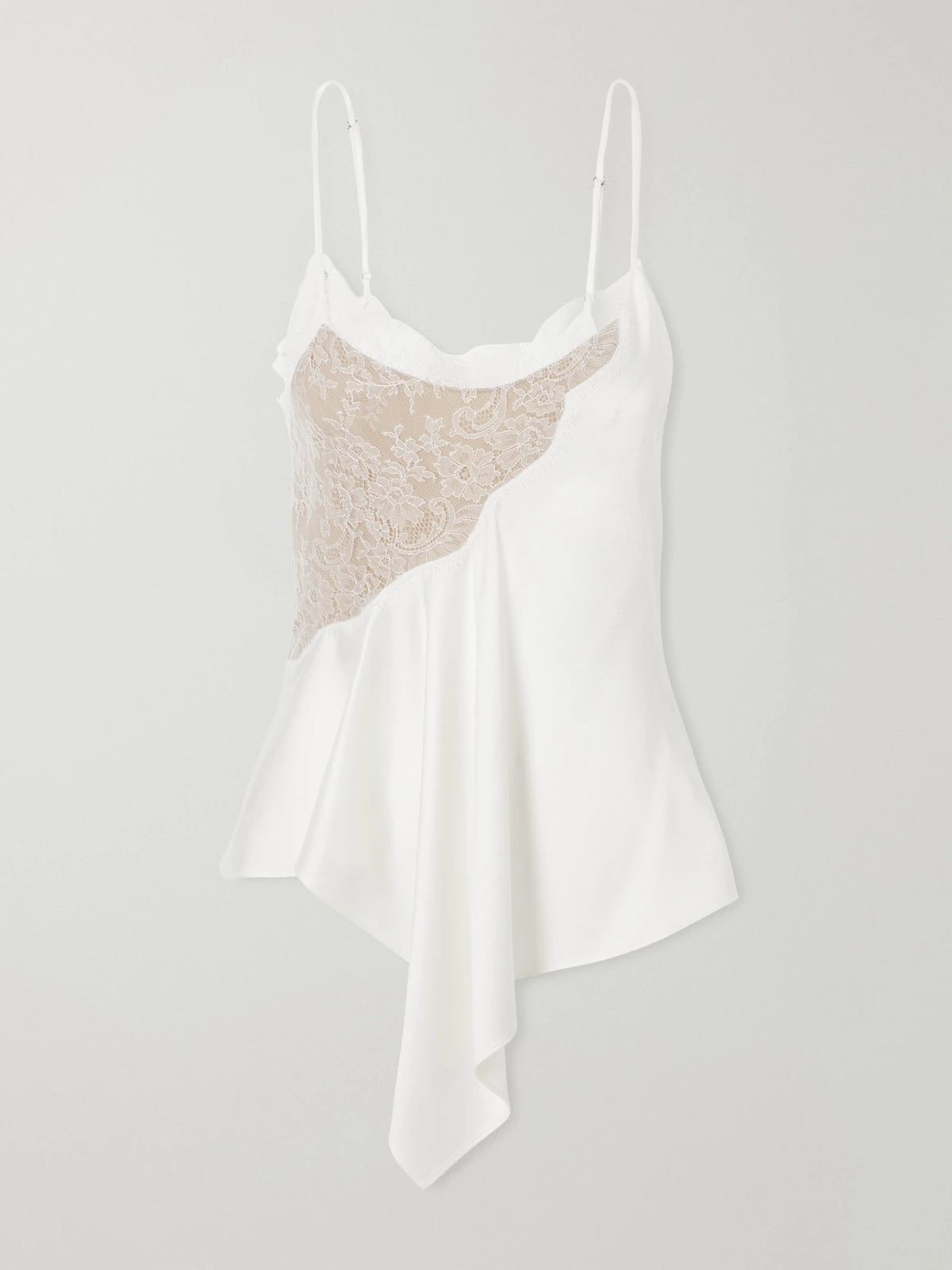Stella McCartney Lace-trimmed Satin Cami