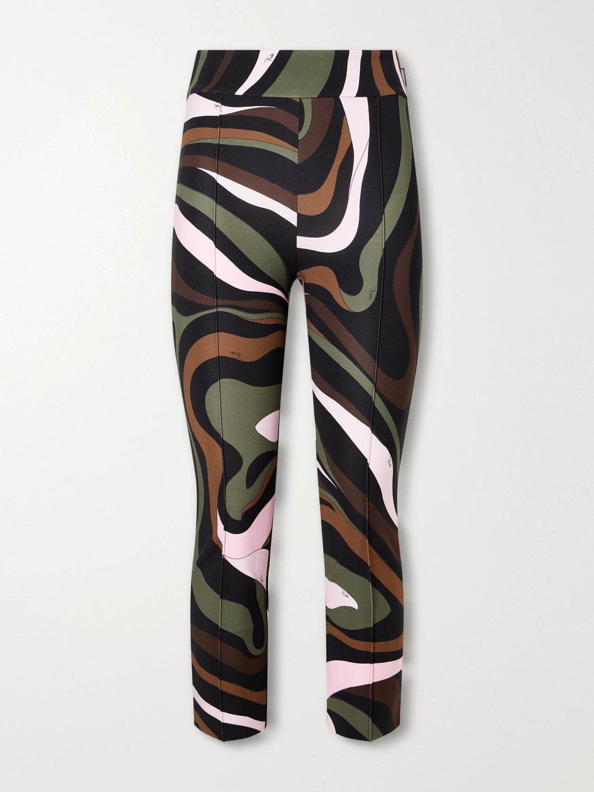 PUCCI Cropped Printed Jersey Skinny-leg Pants