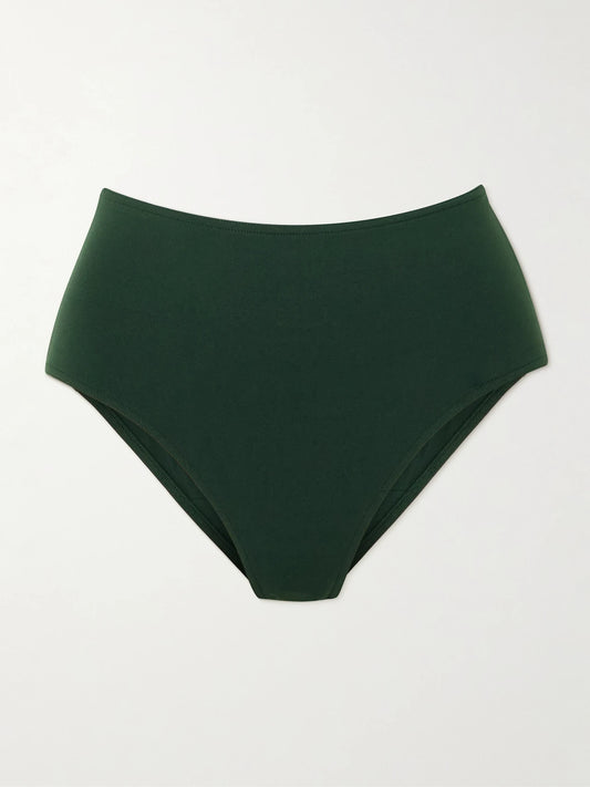 Image of Swimwear. Product name - Les Essentiels Remember Bikini Briefs in Green colour by brand - Eres